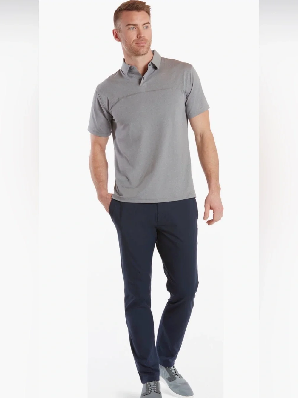 Public Rec Men’s Dealmaker 5-Pocket Performance Tech Pants  Navy Blue 33X3O NWT